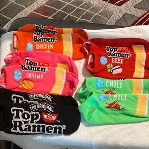 Nissin Top Ramen Themed Socks Set